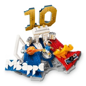 Set LEGO Kylian Mbappe 43013 - Model 3D cu Minifigur, 490 piese, Cadou pentru Sportivi - Img 3