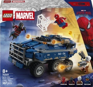 Set LEGO Marvel Spider-Man - Transporter cu 4 Minifigurine, 367 Piese - Img 8