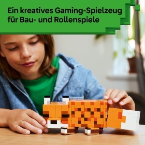 Set LEGO Minecraft Fuchs 21588, 497 piese, figura mobila pentru copii de 10 ani - Img 4