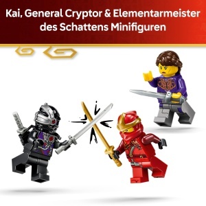 Set LEGO NINJAGO X-1 Ninja Supercar 71867 cu 3 Minifiguri, 691 Piese, 2-in-1 - Img 5