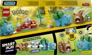 Set LEGO Pokemon SMART Play Bisasam si Bidiza, 240 piese, varsta 7 - Img 12