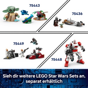 Set LEGO Star Wars 75437 Cobb Vanth Speeder cu 2 Figurine, 207 Piese, Interactiv - Img 7