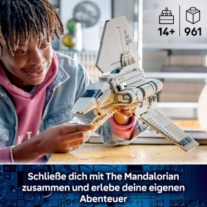 Set LEGO Star Wars 75459 - Imperiale Shuttle Lambda, 961 piese, 5 minifigurine - Img 3