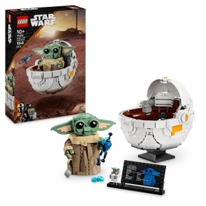 Set LEGO Star Wars Grogu in Repulsorwiege 75403, 1048 piese, cadou pentru copii 10