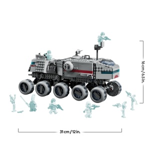 Set LEGO Star Wars Juggernaut 75413, 813 piese, cu 5 figurine si lumina - Img 7