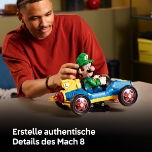 Set LEGO Super Mario Mario Kart Luigi Turboflitzer, 2234 piese, pentru adulti - Img 3