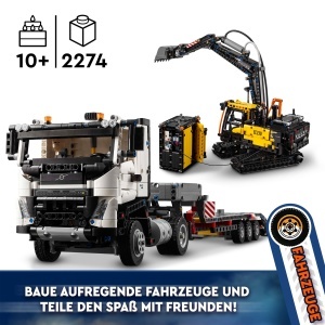 Set LEGO Technic Volvo FMX cu Bagger Electric EC230, 2274 piese, pentru copii 10 - Img 7