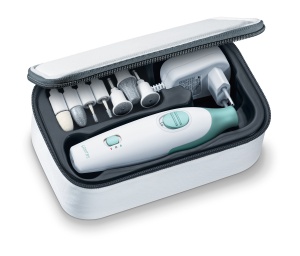 Set Manichiura Pedichiura Sanitas SMA 36, 7 Accesorii Saphir si Fetru, 4600 RPM, Geanta Inclusa - Img 2