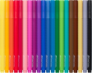 Set Markere Faber-Castell Grip Colour, 20 Culori, Ergonomice - Img 4