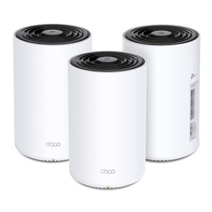Set Mesh TP-Link Deco PX50, Dualband Wi-Fi 6 AX3000, ideal pentru case mari