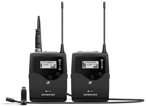 Set Microfon Lavalier Sennheiser EW 512P G4-BW, Negru, Wireless, Profesional