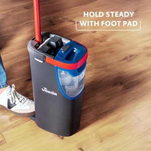 Set mop Vileda H2Pro cu galeata Sistem cu 2 rezervoare Microfibra Ergonomic Eco-friendly - Img 4