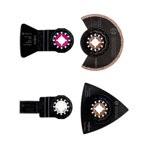 Set multifunctional Bosch Professional Fliesen-Set 4 piese pentru renovari si montaj compatibil Starlock - Img 2
