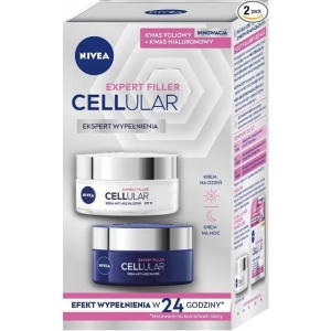Set NIVEA CELLULAR Expert Filler Anti-rid, 2 x 50 ml, cu Coenzim Q10