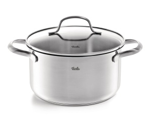 Set oale Fissler San Franciscootel inoxidabil 5 bucati set cratita oale cu capac de sticla inductie 3 cratite 1 caserola 1 caserola - inductie - Img 3