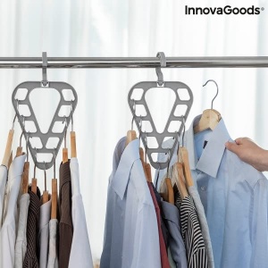 Set organizator pentru umerase InnovaGoods Orzer, 2 piese, gri, design practic - Img 5