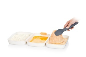 Set Panierschalen Tescoma PRESTO 3 piese cu Zanga, Plastic, Antiderapant - Img 8
