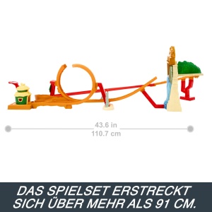 Set pista Hot Wheels Super Mario Bros. - Dschungel-Konigreich cu masinuta Mario 164 - Img 7