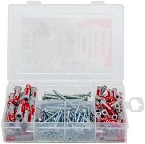 Set Profesional de Dubluri si Suruburi fischer Profi-Box DuoPower, 160 piese - Img 4