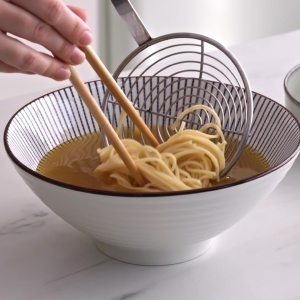 Set Ramen IBILI Sapporo - Bol Porcelain, 1.15L, Include Lingura si 2 Betisoare - Img 2