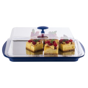 Set Servire APS cu Hauba Tava din Otel Inoxidabil, 43x29 cm, 2 Racitoare - Img 3