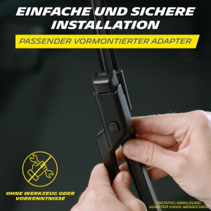 Set stergatoare MICHELIN Perfect Fit 550400mm 290mm pentru Dacia si Renault - Img 5