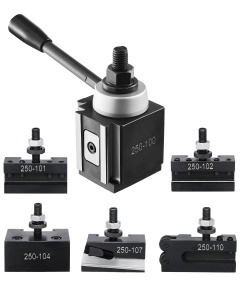 Set suport scule VEVOR 250-1006 6 piese pentru strunguri mini si metalice otel durabil