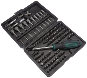 Set surubelnite si biti Bruder Mannesmann M29896 122 piese otel crom-vanadiu
