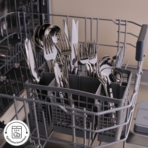 Set tacamuri Karaca Moongate 84 piese pentru 12 persoane din otel inoxidabil 316 - Img 5