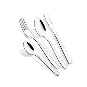 Set Tacamuri MONIX Roma, 24 piese, inox 180, pentru 6 persoane