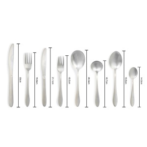 Set tacamuri Russell Hobbs Lisbon RH02851EU7 44 piese inox pentru 8 persoane spalare automata - Img 4