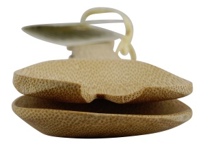 Set tacamuri salata Fackelmann bambus 34 cm maro - Img 3