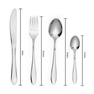Set tacamuri Salter BW10860EU7, 16 piese, otel inoxidabil, garantie 25 ani - Img 5