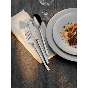 Set tacamuri WMF Palermo 12 persoane tacamuri 60 bucati cutit monobloc otel inoxidabil Cromargan lustruit stralucitor poate fi spalat in masina de spa - Img 13