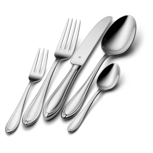 Set tacamuri WMF Verona 60 piese pentru 12 persoane otel inoxidabil Cromargan finisaj lucios - Img 3