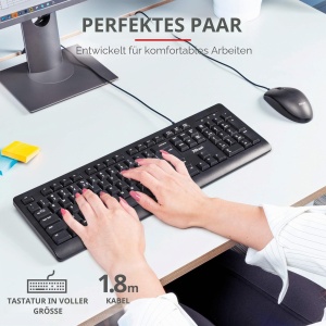 Set Tastatura si Maus Trust Taro, QWERTY Spania, Spritzwassergeschutz, Plug-and-Play - Img 2