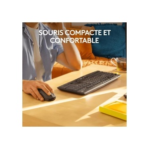 Set tastatura si mouse Logitech MK295, wireless, SilentTouch, confortabil - Img 4
