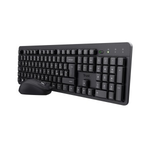 Set Tastatura si Mouse Wireless Trust Ymo II, QWERTY IT, Silentios
