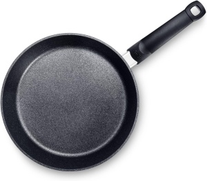 Set tigai Fissler Adamant 4 bucati 1x Adamamt Classic 24 cm si 1x Adamant Comfort 28 cm capac din sticla tigai din aluminiu acoperit antiaderente rezi - Img 2