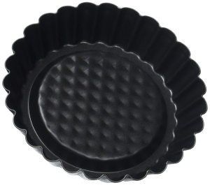 Set Tortelett ZENKER 8722, 6 piese, antiaderente, negru, 10 cm x 10 cm