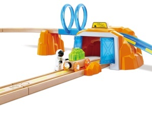 Set tren Hape Mars Exploration tema spatiala lumini si sunete interactive - Img 5