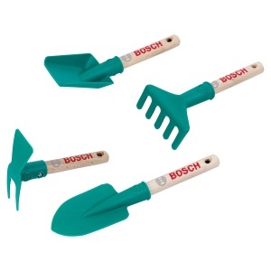 Set unelte de gradinarit Bosch Theo Klein pentru copii, 4 piese