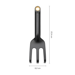Set unelte gradinarit Fiskars Solid 1076379 3 piese ergonomic fibra de sticla negruorange - Img 4