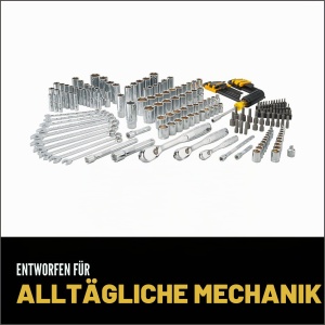 Set unelte mecanice DEWALT DWMT81534, 205 piese, cu trusa de transport - Img 5