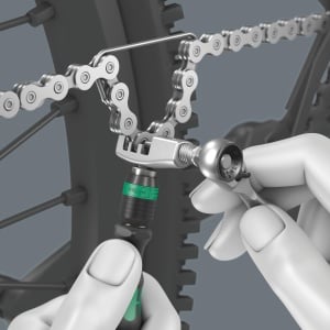 Set unelte Wera 9532 pentru bicicleta, 20 piese, inclusiv Kettennieter - Img 2