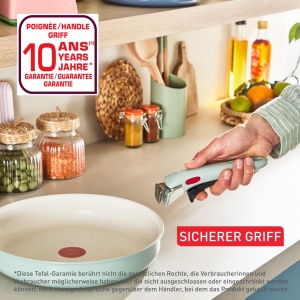 Set vase de gatit Tefal Ingenio Serenity 11 piese design compact antiaderent Mineralia - Img 6