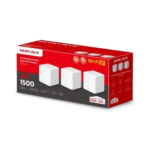 Set Wi-Fi Mesh Mercusys Halo H1500X, Dual Band, 1500 Mbps, 3 unitati - Img 8