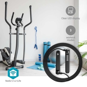 Sfoara de sarit inteligenta Nedis Smart 2-in-1, Bluetooth, 3.00 m, Negru - Img 6