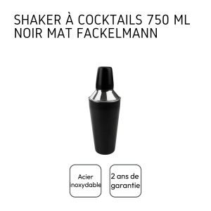 Shaker Cocktail Fackelmann Specter 750 ml, Inox, NegruSilver - Img 4