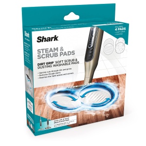 Shark, XKITP7000D Soft Scrub 2 Tampoane lavabile pentru praf cu abur si scrub - Img 1